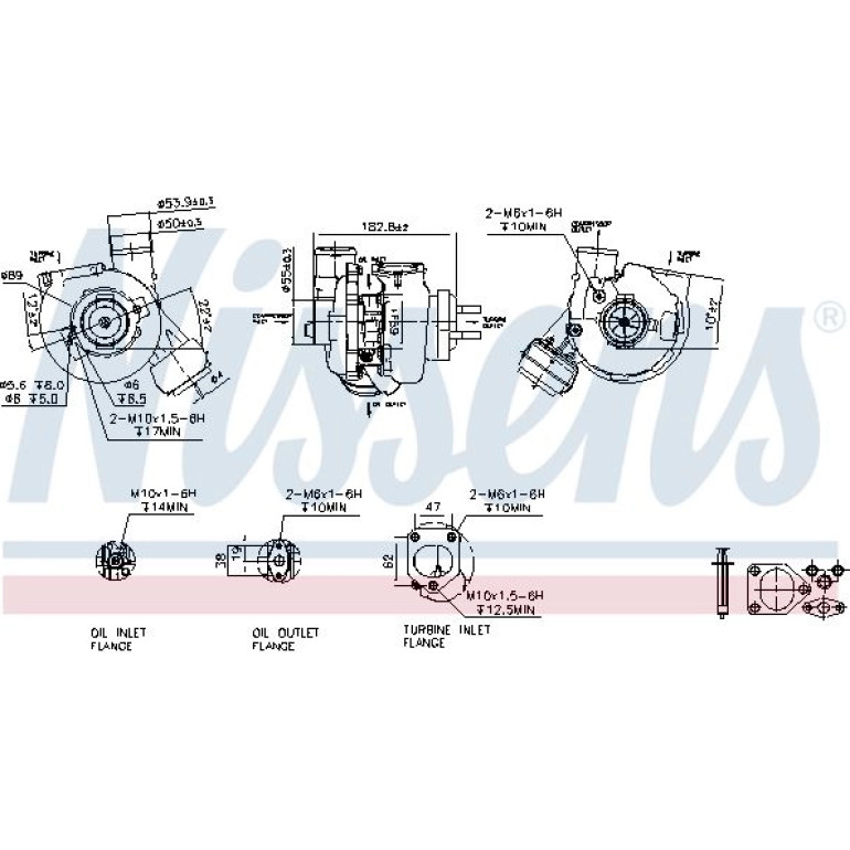 Nissens Turbolader 93245