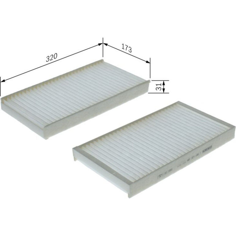 Filter, Innenraumluft 1 987 435 184 Filter, Innenraumluft 1 987 435 184