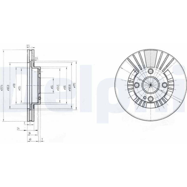Bremsscheibe BG3509 Bremsscheibe BG3509