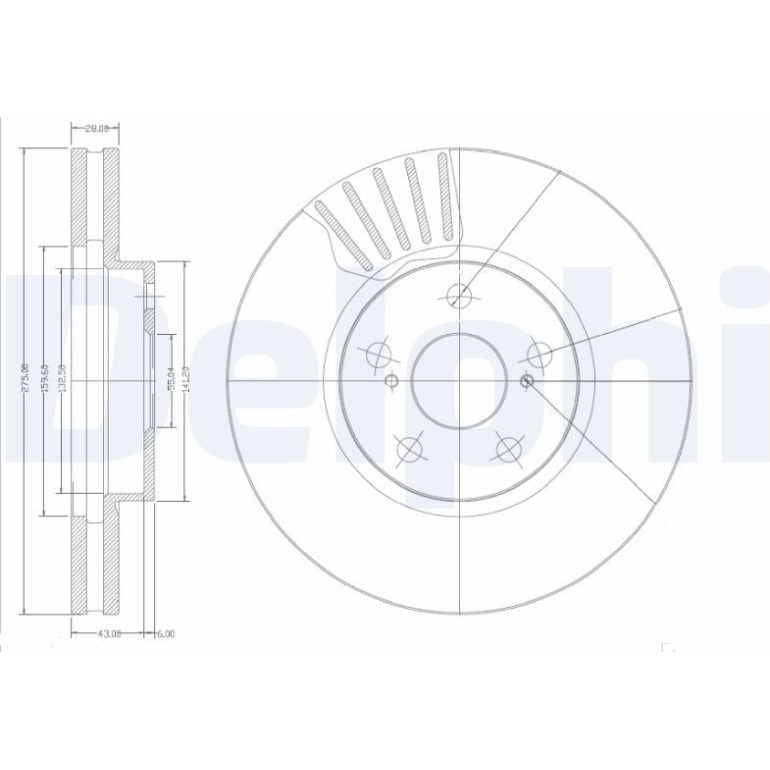 Bremsscheibe BG3189 Bremsscheibe BG3189