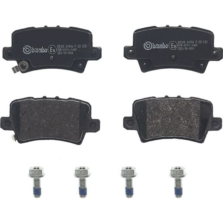 Bremsbelagsatz, Scheibenbremse P 28 038