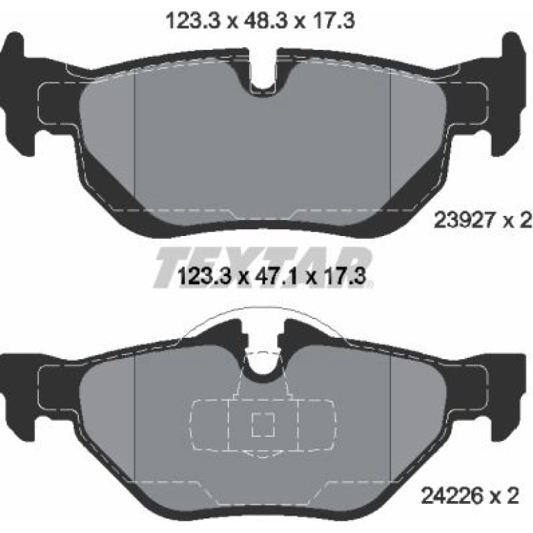 Bremsbelagsatz, Scheibenbremse 2392701 Bremsbelagsatz, Scheibenbremse 2392701