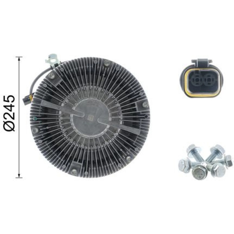 Kupplung, Kühlerlüfter CFC 125 000P Kupplung, Kühlerlüfter CFC 125 000P