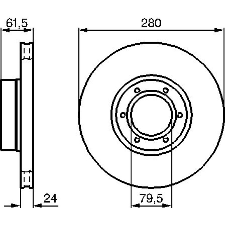 Bremsscheibe 0 986 478 745 Bremsscheibe 0 986 478 745