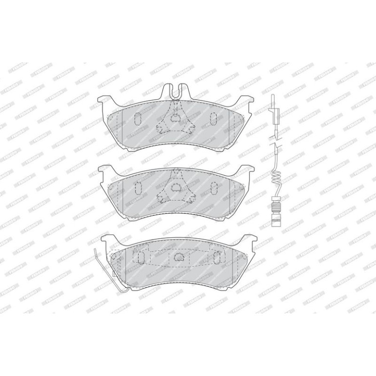 Bremsbelagsatz, Scheibenbremse FDB1608 Bremsbelagsatz, Scheibenbremse FDB1608