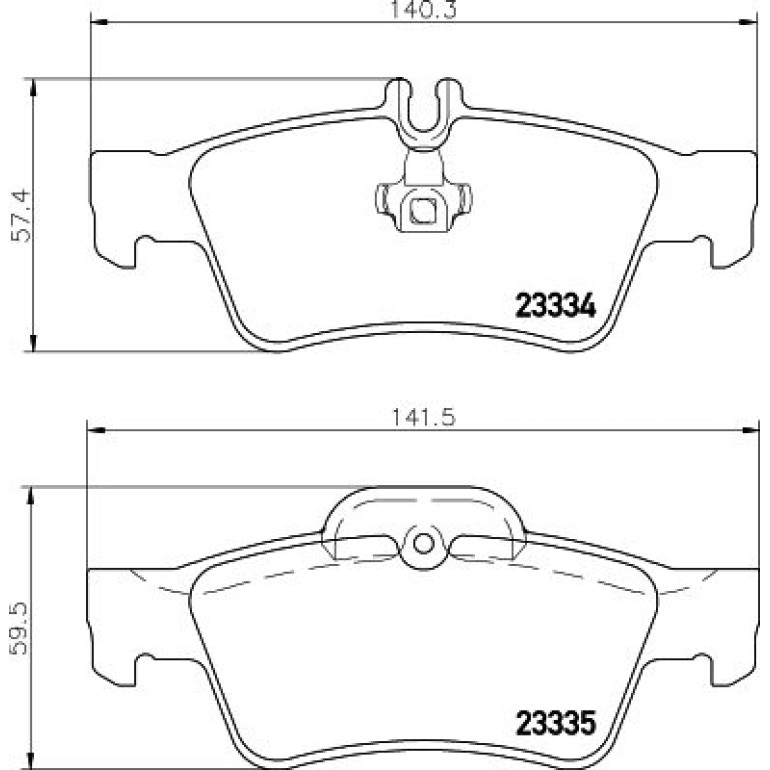 Bremsbelagsatz, Scheibenbremse 8DB 355 018-751