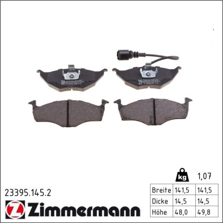 Bremsbelagsatz, Scheibenbremse 23395.145.2 Bremsbelagsatz, Scheibenbremse 23395.145.2