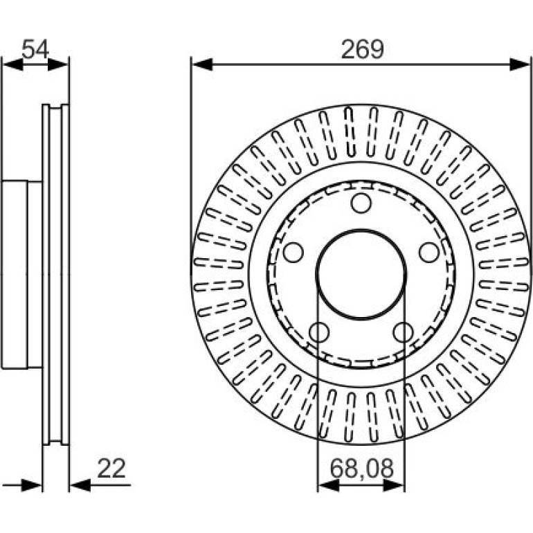 Bremsscheibe 0 986 479 A42 Bremsscheibe 0 986 479 A42