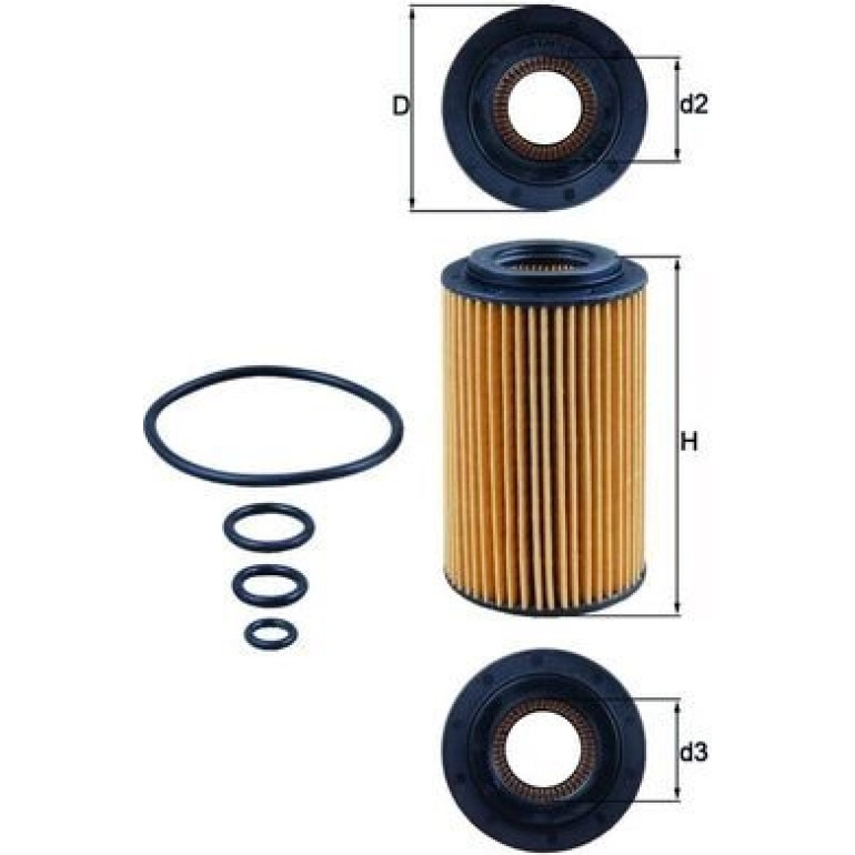 Ölfilter OX 153/7D Ölfilter OX 153/7D