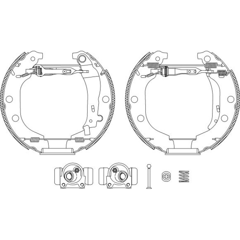 Bremsbackensatz 8DB 355 004-371