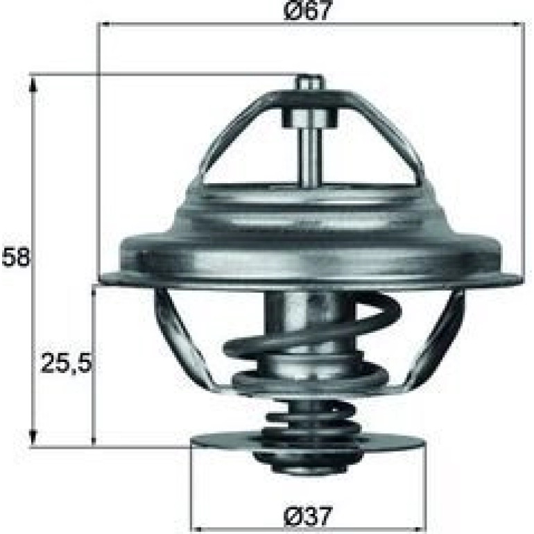 Thermostat, Kühlmittel TX 21 80D
