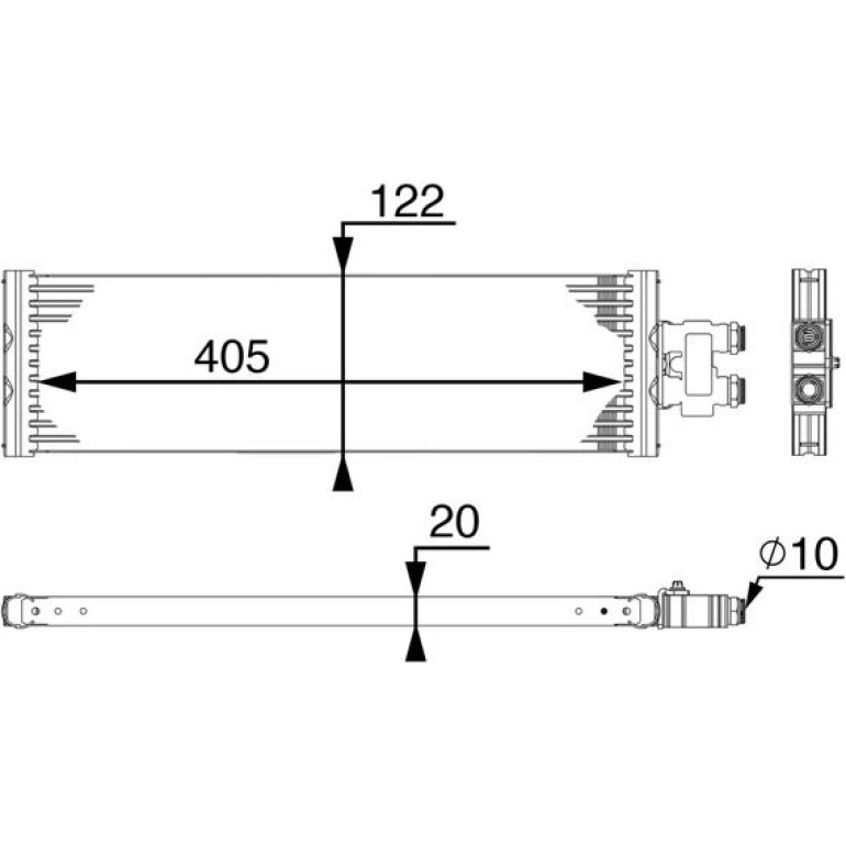 Ölkühler, Automatikgetriebe CLC 64 000P Ölkühler, Automatikgetriebe CLC 64 000P