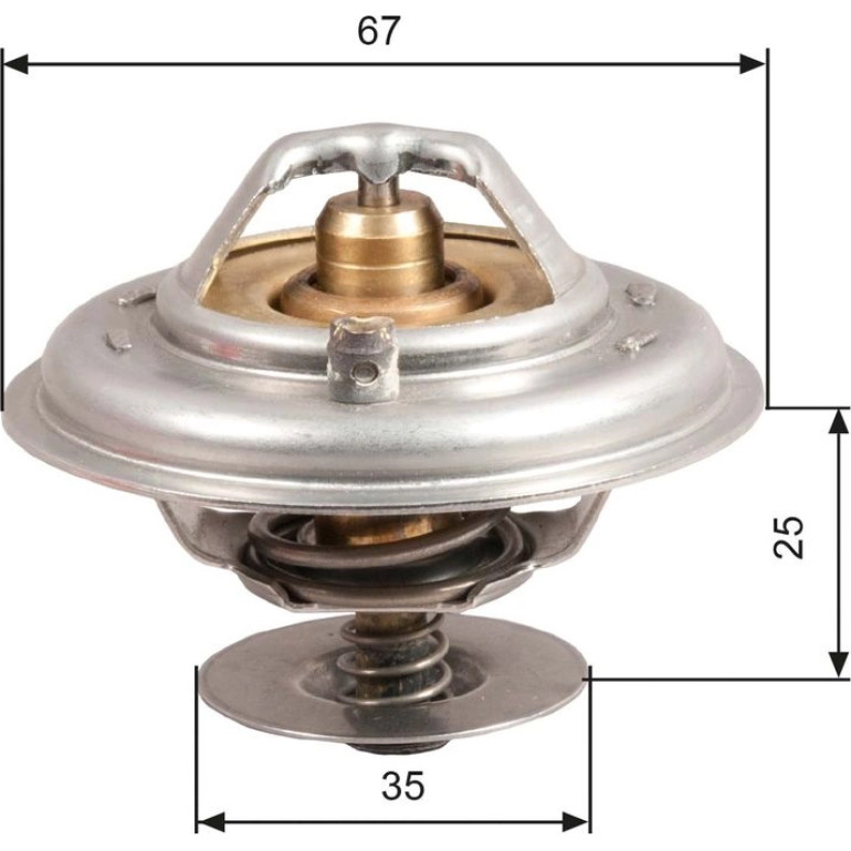 Thermostat, Kühlmittel TH14380G1 Thermostat, Kühlmittel TH14380G1