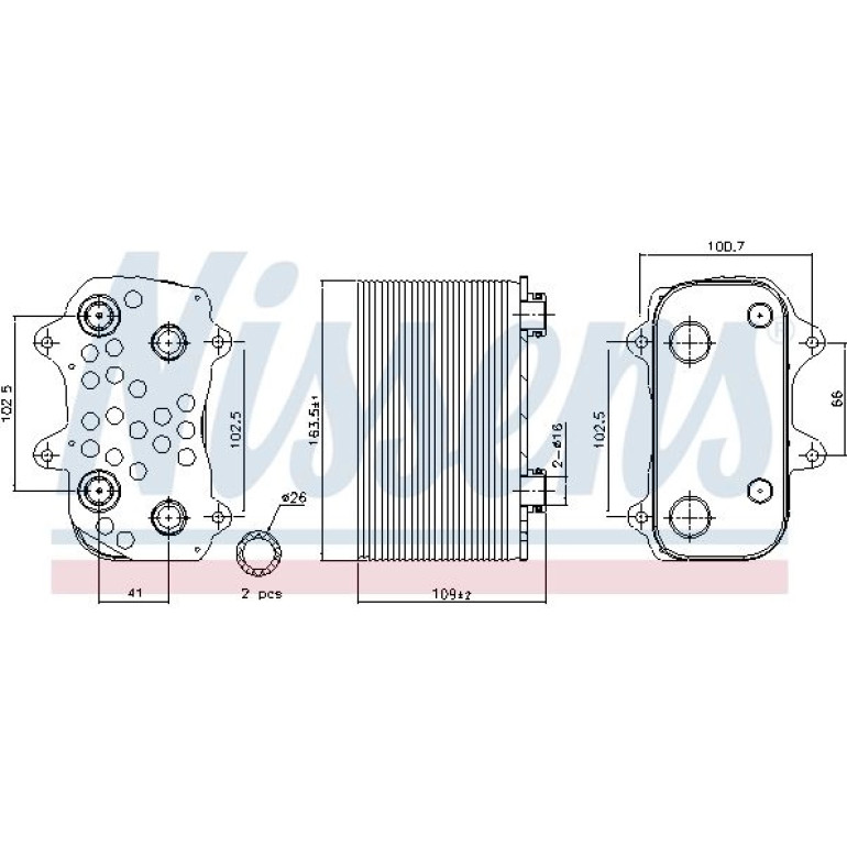 Ölkühler, Automatikgetriebe 91164