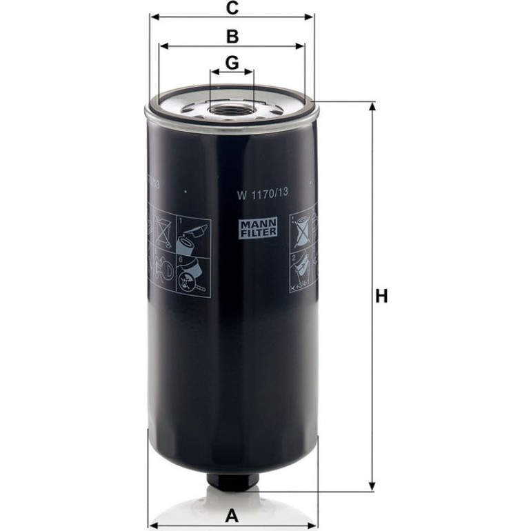 Ölfilter W 1170/13 Ölfilter W 1170/13