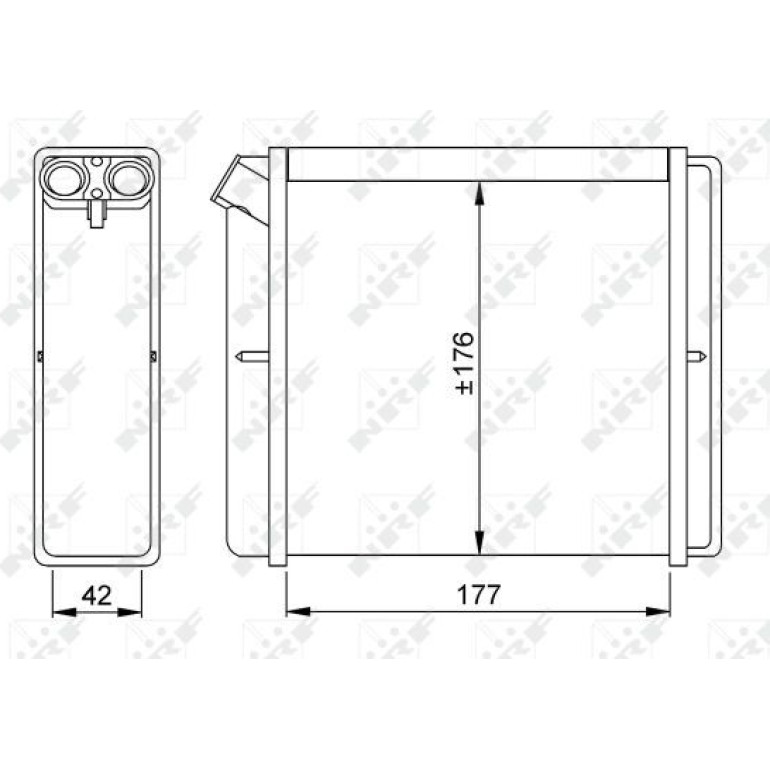 Wärmetauscher, Innenraumheizung 52219 Wärmetauscher, Innenraumheizung 52219