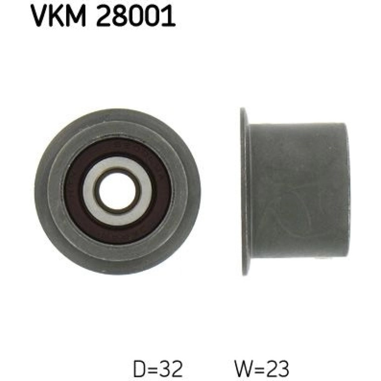 Umlenk-/Führungsrolle, Zahnriemen VKM 28001 Umlenk-/Führungsrolle, Zahnriemen VKM 28001
