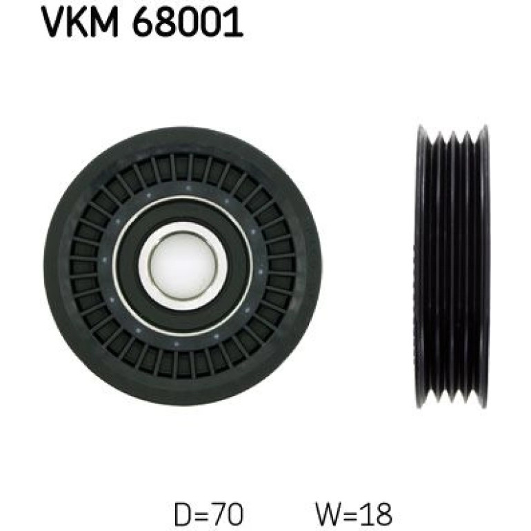 Umlenk-/Führungsrolle, Keilrippenriemen VKM 68001