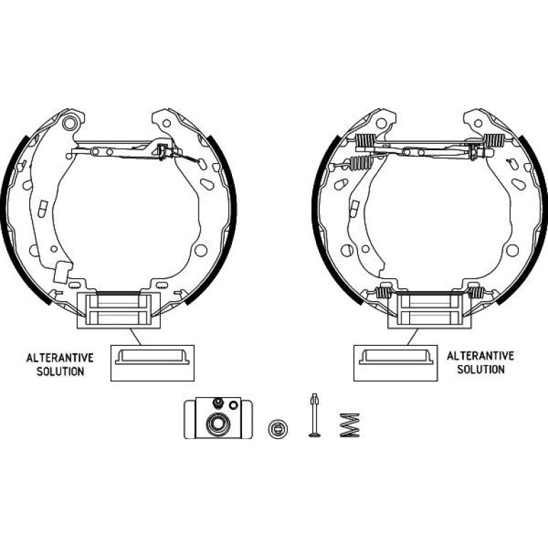 Bremsbackensatz 8DB 355 022-511 Bremsbackensatz 8DB 355 022-511