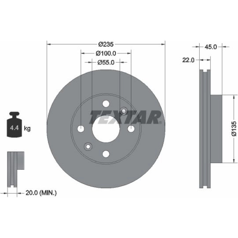 Bremsscheibe 92134200