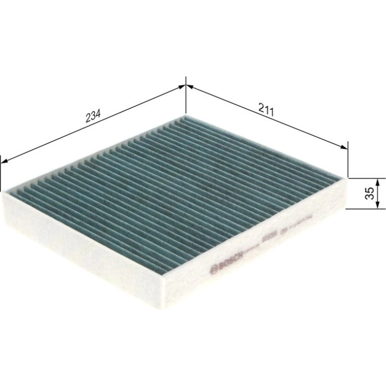 BOSCH 0 986 628 536 Innenraumfilter BOSCH 0 986 628 536 Innenraumfilter