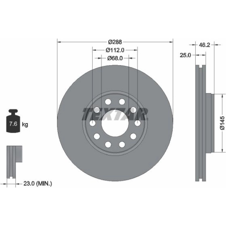 Bremsscheibe 92121005