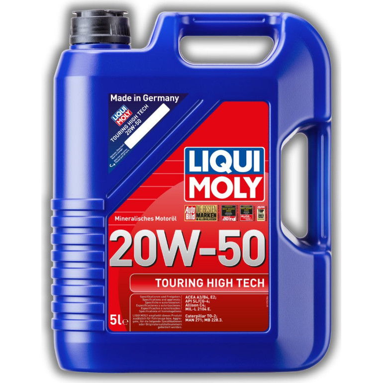 Liqui Moly 1255 Touring High Tech 20W-50 Motoröl 5l Liqui Moly 1255 Touring High Tech 20W-50 Motoröl 5l