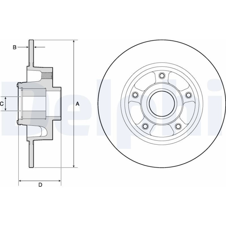 Bremsscheibe BG9137RS