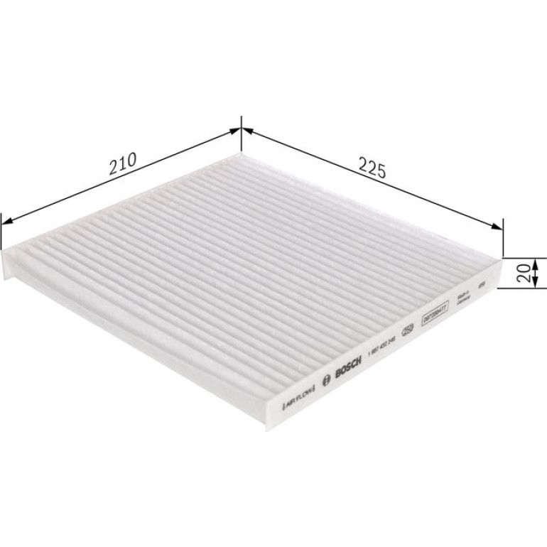 BOSCH 1 987 432 246 Innenraumfilter BOSCH 1 987 432 246 Innenraumfilter