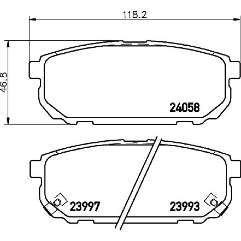 Bremsbelagsatz, Scheibenbremse 8DB 355 010-871 Bremsbelagsatz, Scheibenbremse 8DB 355 010-871