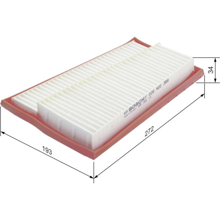 BOSCH F 026 400 389 Luftfilter BOSCH F 026 400 389 Luftfilter