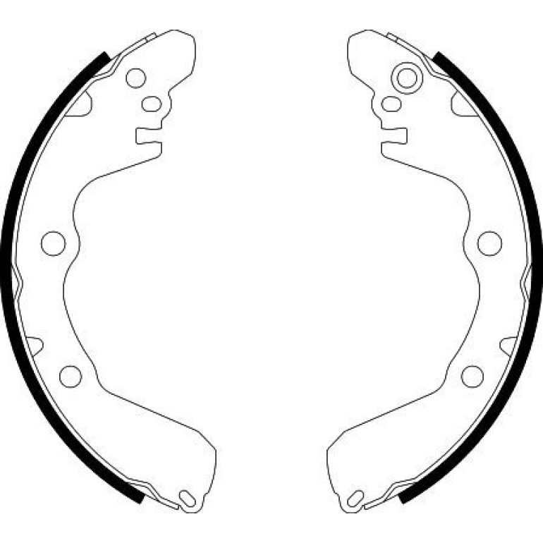 Bremsbackensatz 8DB 355 001-521 Bremsbackensatz 8DB 355 001-521
