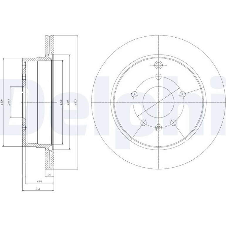 Bremsscheibe BG4069 Bremsscheibe BG4069