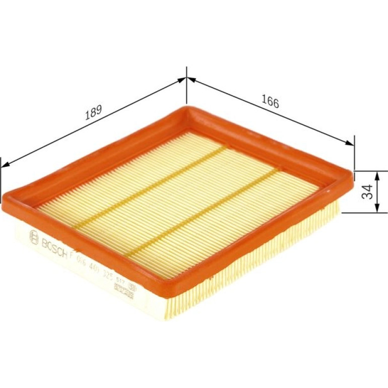 BOSCH F 026 400 325 Luftfilter