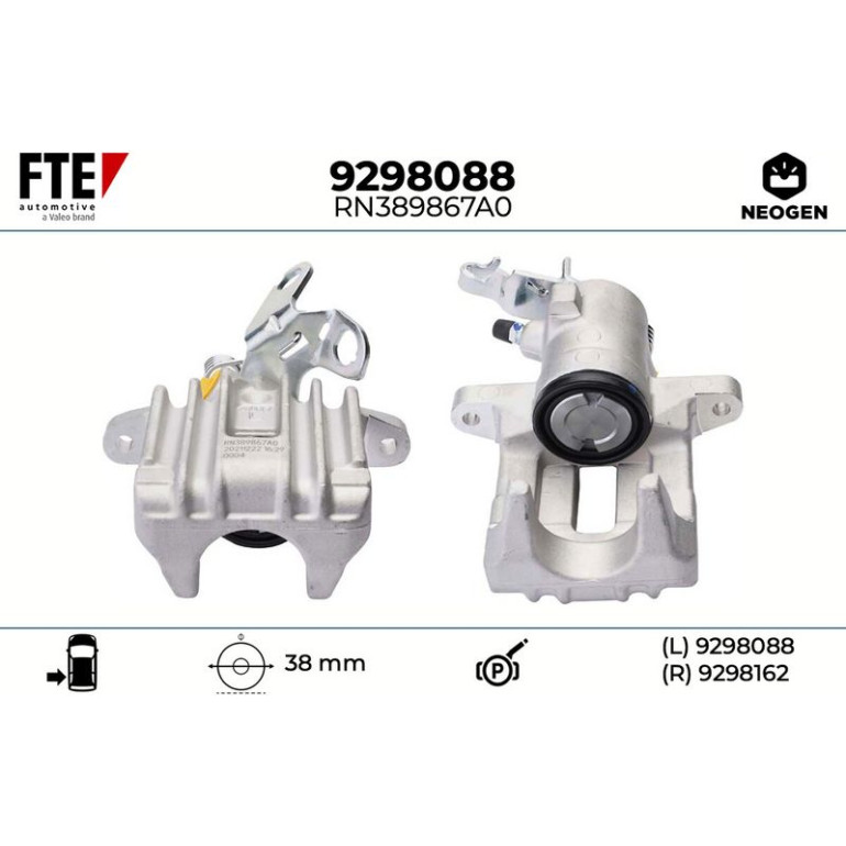 Bremssattel für Audi A3 VW Golf 5 6 PR: 1KD/1KQ HINTEN LINKS Bremssattel für Audi A3 VW Golf 5 6 PR: 1KD/1KQ HINTEN LINKS