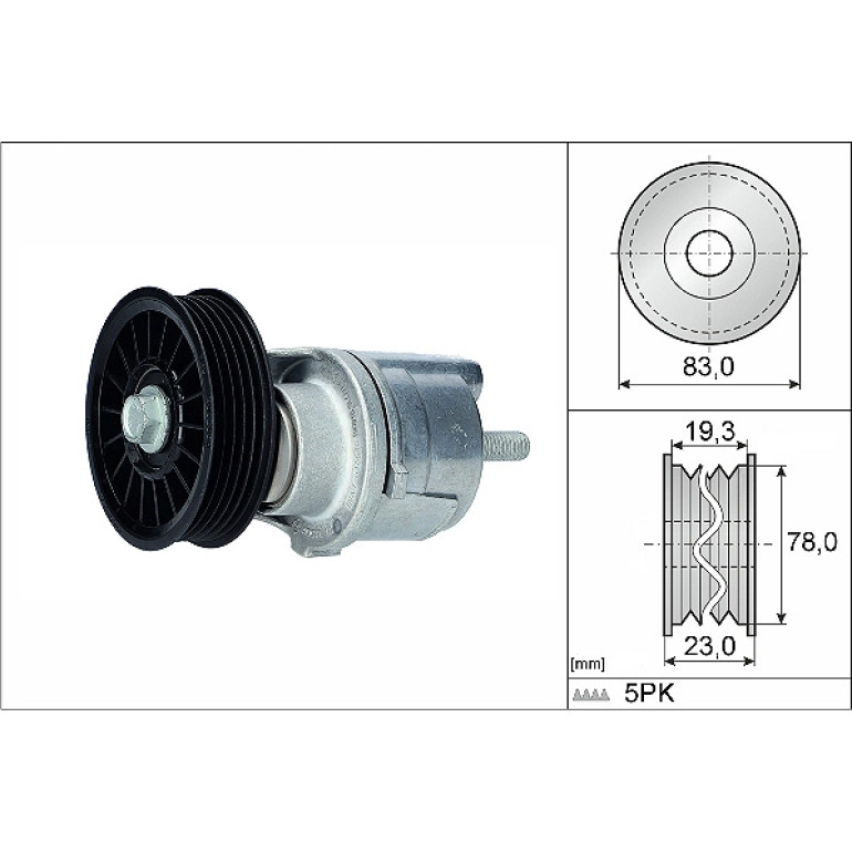 Spannarm, Keilrippenriemen 534 0185 10 Spannarm, Keilrippenriemen 534 0185 10