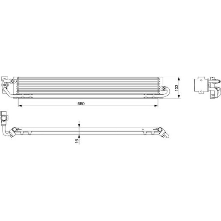 Ölkühler, Automatikgetriebe CLC 108 000P