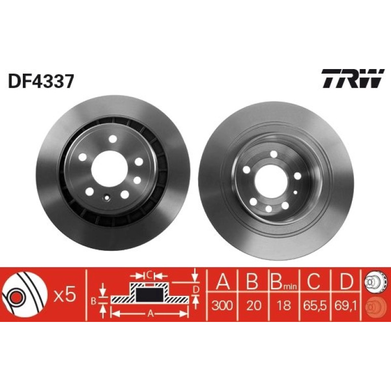 Bremsscheibe DF4337