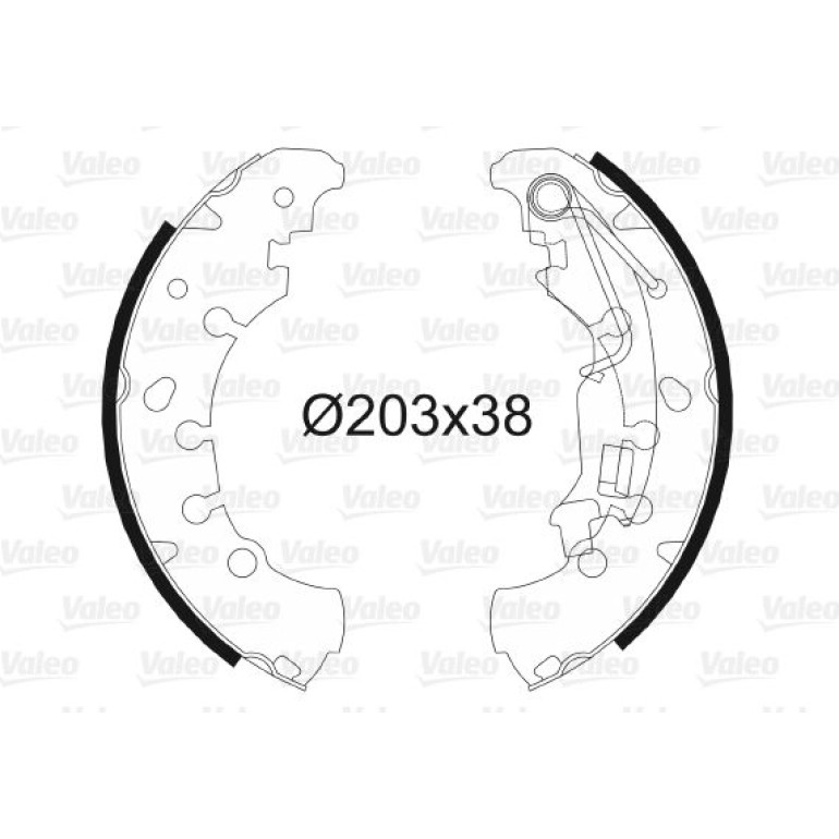 Bremsbackensatz 564076 Bremsbackensatz 564076