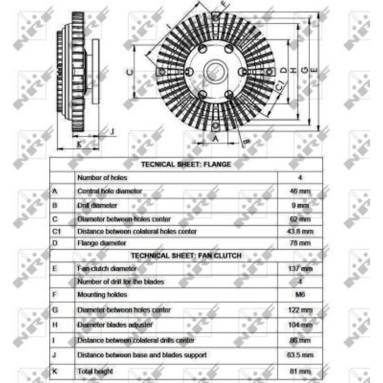 Kupplung, Kühlerlüfter 49559 Kupplung, Kühlerlüfter 49559