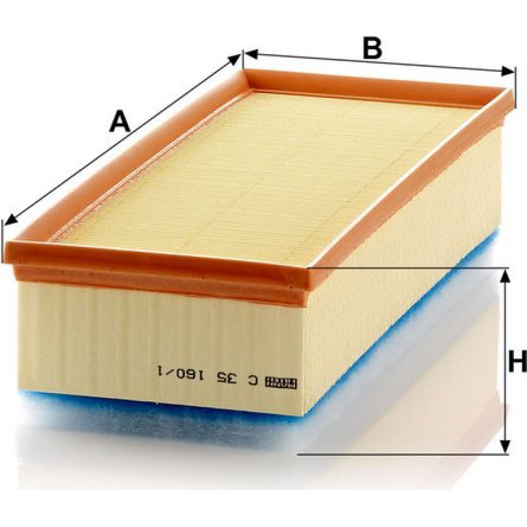 MANN-FILTER C 35 160/1 Luftfilter MANN-FILTER C 35 160/1 Luftfilter