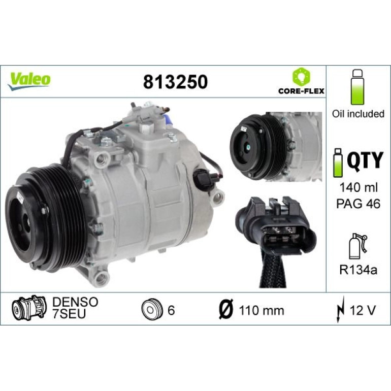 Kompressor, Klimaanlage 813250 Kompressor, Klimaanlage 813250