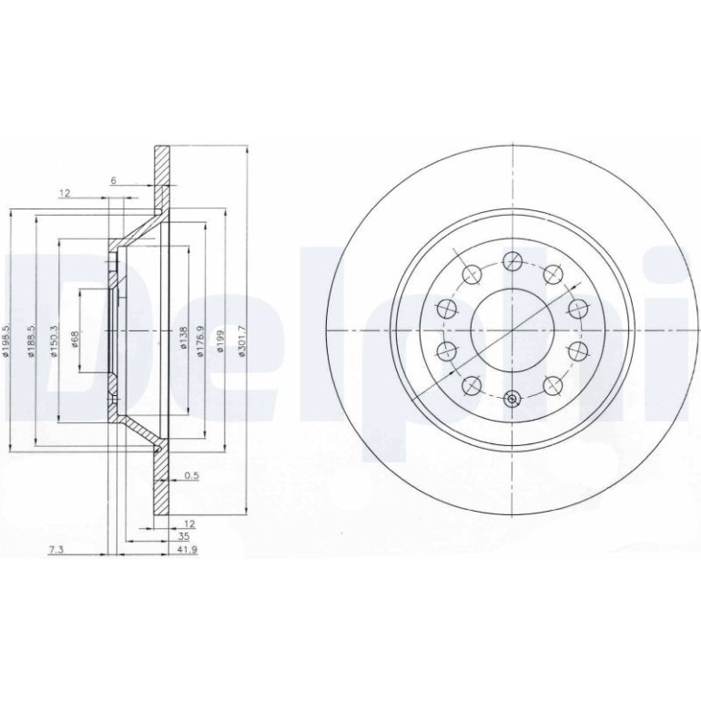 Bremsscheibe BG3956C Bremsscheibe BG3956C