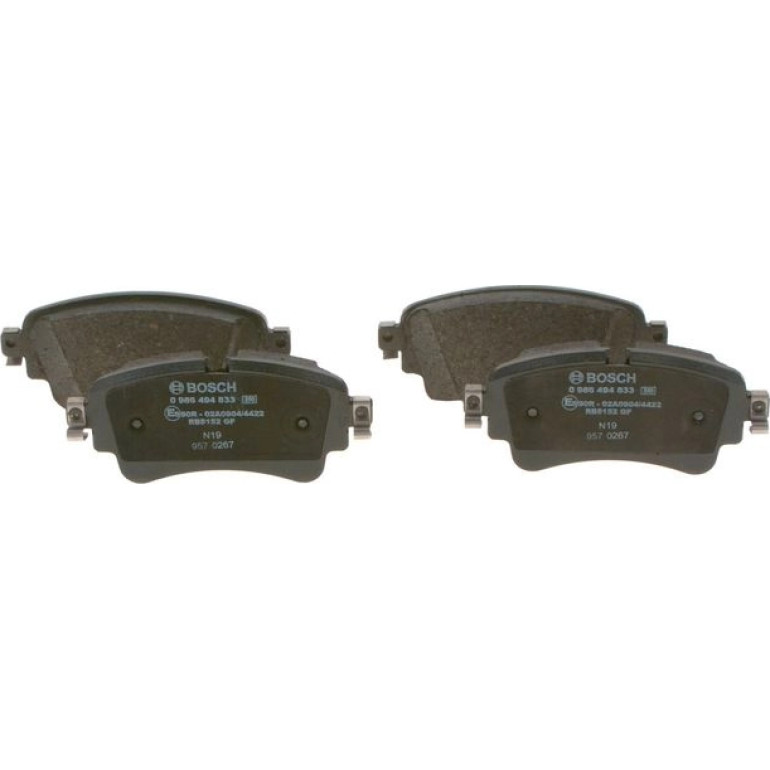 Bremsbelagsatz, Scheibenbremse 0 986 494 833 Bremsbelagsatz, Scheibenbremse 0 986 494 833