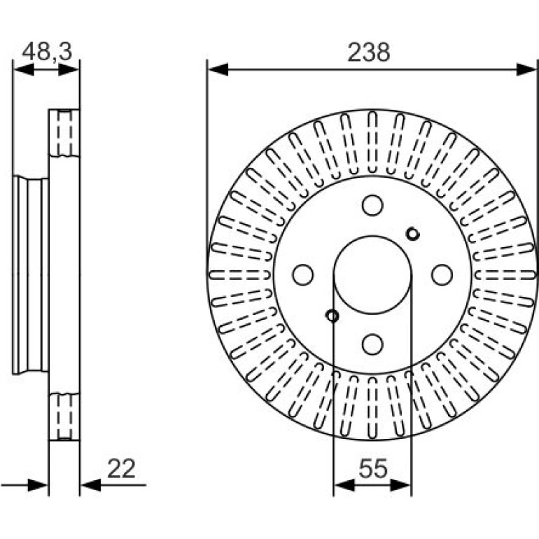 Bremsscheibe 0 986 479 A63