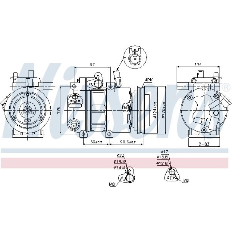 Kompressor, Klimaanlage 89296 Kompressor, Klimaanlage 89296