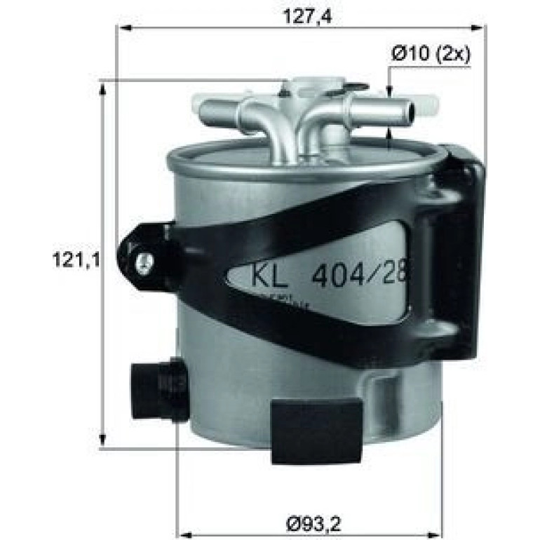 Kraftstofffilter KLH 44/25 Kraftstofffilter KLH 44/25