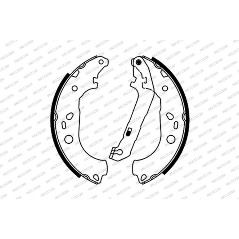 Bremsbackensatz FSB687 Bremsbackensatz FSB687