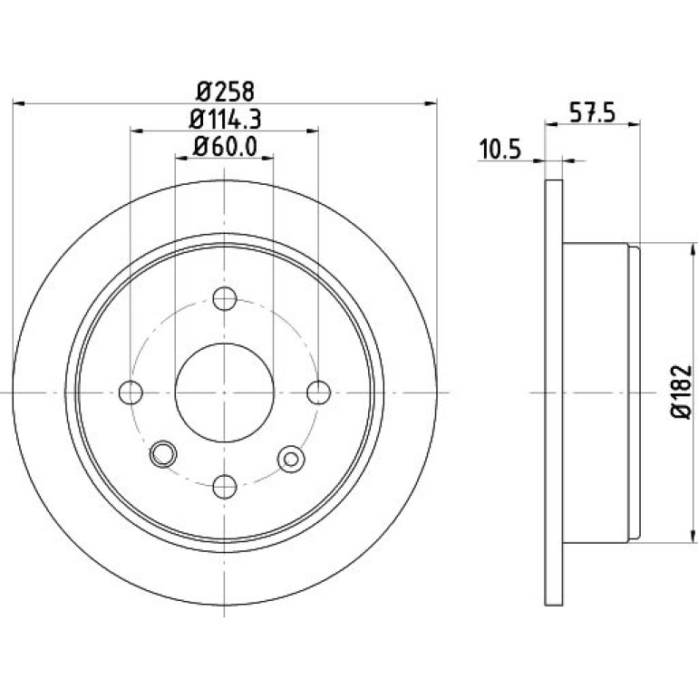 Bremsscheibe 8DD 355 114-161 Bremsscheibe 8DD 355 114-161