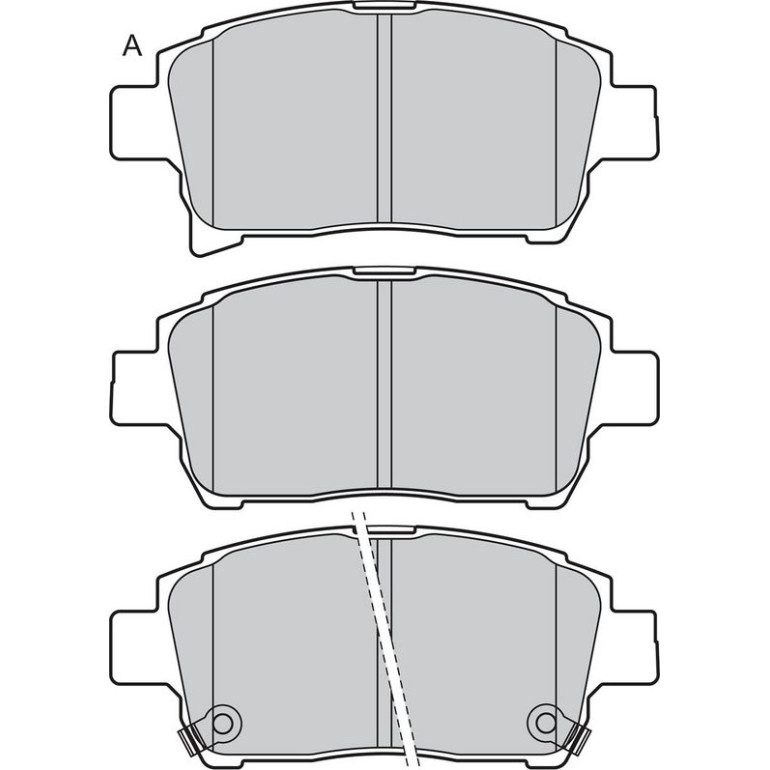 Bremsbelagsatz, Scheibenbremse 598917 Bremsbelagsatz, Scheibenbremse 598917